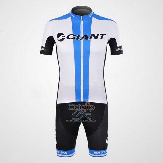 Giant Ropa Ciclismo Culotte Corto 2012 Hombre Mangas Cortas Blanco