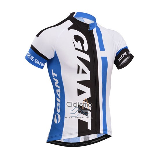 Giant Ropa Ciclismo Culotte Corto 2013 Hombre Mangas Cortas Blanco y Azur