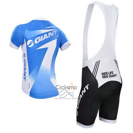 Giant Ropa Ciclismo Culotte Corto 2014 Hombre Mangas Cortas Azur