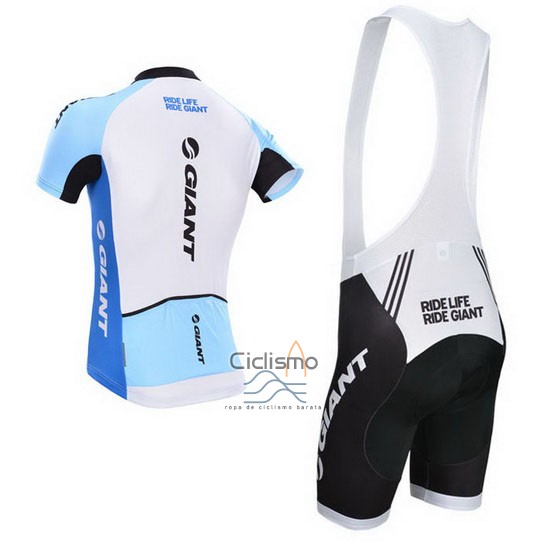 Giant Ropa Ciclismo Culotte Corto 2014 Hombre Mangas Cortas Blanco