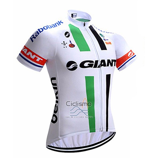 Giant Ropa Ciclismo Culotte Corto 2017 Hombre Mangas Cortas Blanco
