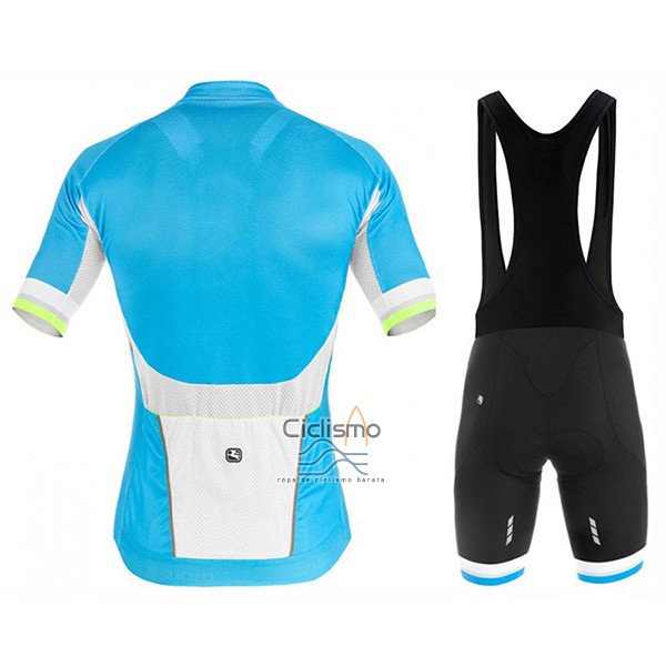 Giordana Plata Line Ropa Ciclismo Culotte Corto 2017 Hombre Mangas Cortas Azur