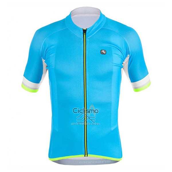 Giordana Plata Line Ropa Ciclismo Culotte Corto 2017 Hombre Mangas Cortas Azur