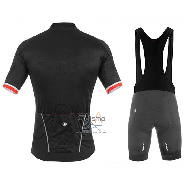 Giordana Plata Line Ropa Ciclismo Culotte Corto 2017 Hombre Mangas Cortas Negro