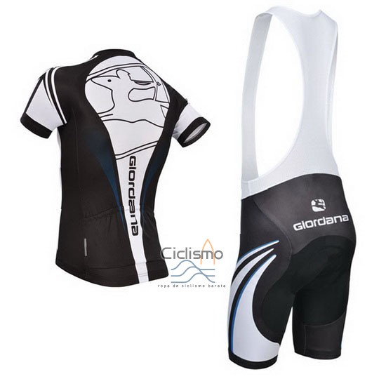 Giordana Ropa Ciclismo Culotte Corto 2014 Hombre Mangas Cortas Negro