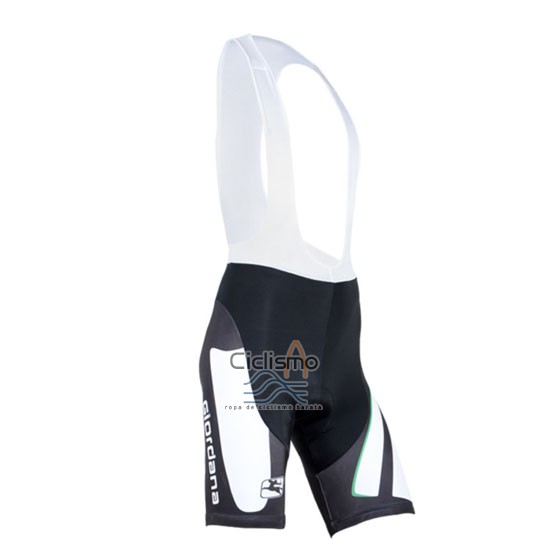 Giordana Ropa Ciclismo Culotte Corto 2014 Hombre Mangas Cortas Negro y Blanco