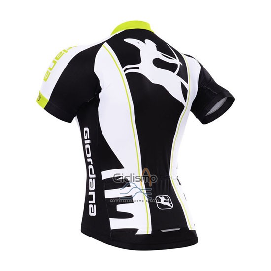 Giordana Ropa Ciclismo Culotte Corto 2015 Hombre Mangas Cortas Negro y Blanco