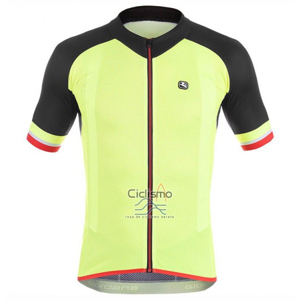 Giordana Ropa Ciclismo Culotte Corto 2017 Hombre Mangas Cortas AMarillo