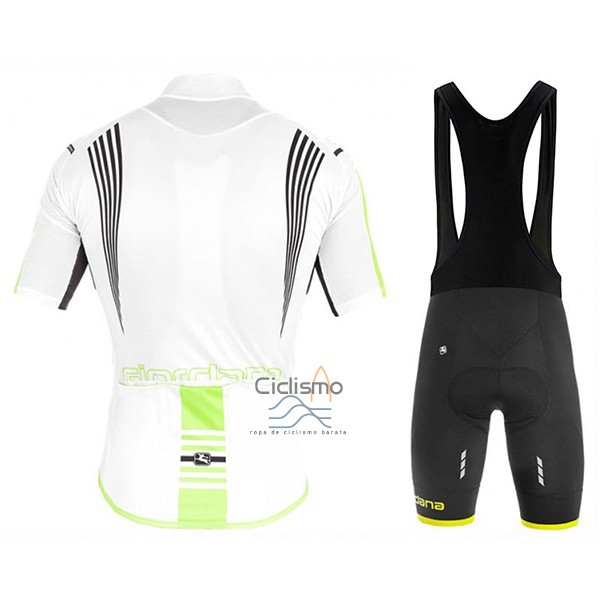 Giordana Sahara Ropa Ciclismo Culotte Corto 2017 Hombre Mangas Cortas Blanco