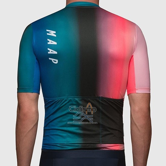 Maap Cortina Ropa Ciclismo Culotte Corto 2019 Hombre Mangas Cortas Rojo Verde Azul