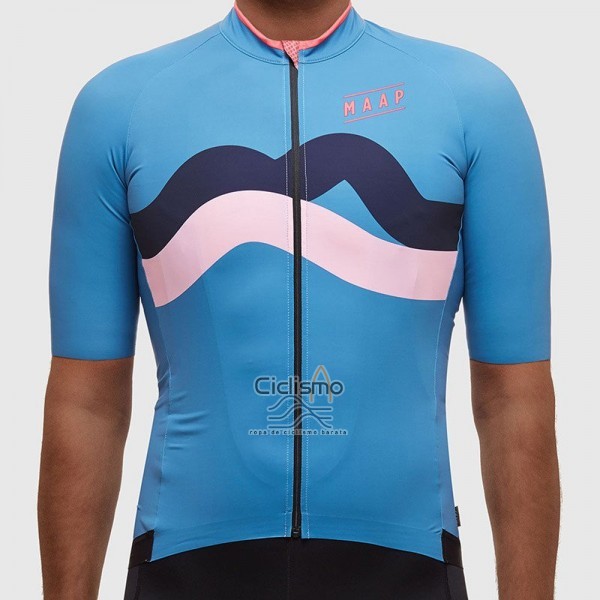 Maap Fat Stripe Ropa Ciclismo Culotte Corto 2017 Hombre Mangas Cortas Azul