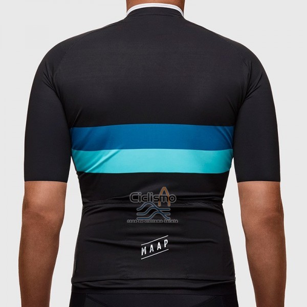 Maap Fat Stripe Ropa Ciclismo Culotte Corto 2017 Hombre Mangas Cortas Negro