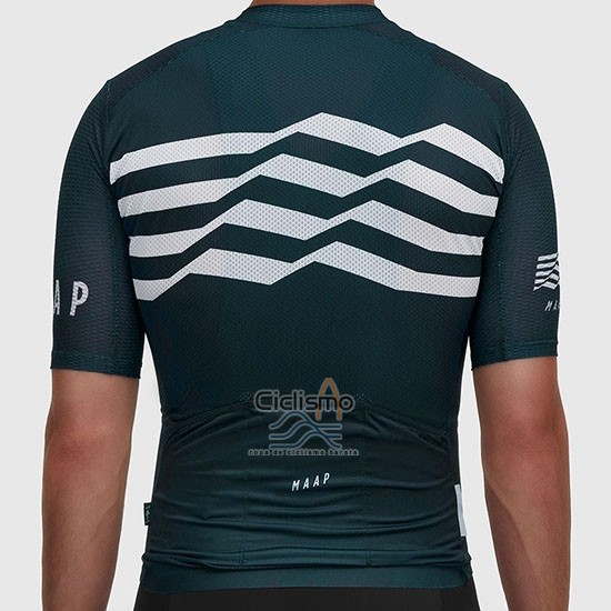 Maap Flag Ropa Ciclismo Culotte Corto 2019 Hombre Mangas Cortas Verde Blanco Negro