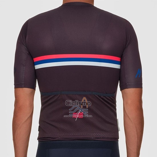 Maap Nationals Mulberry Ropa Ciclismo Culotte Corto 2019 Hombre Mangas Cortas Brown