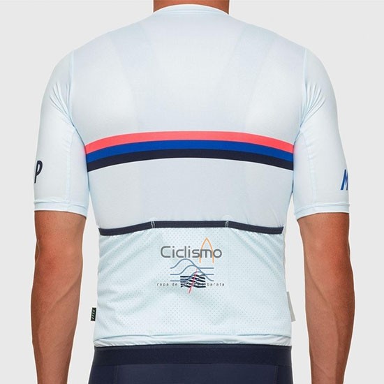 Maap Nationals Ropa Ciclismo Culotte Corto 2019 Hombre Mangas Cortas Blanco