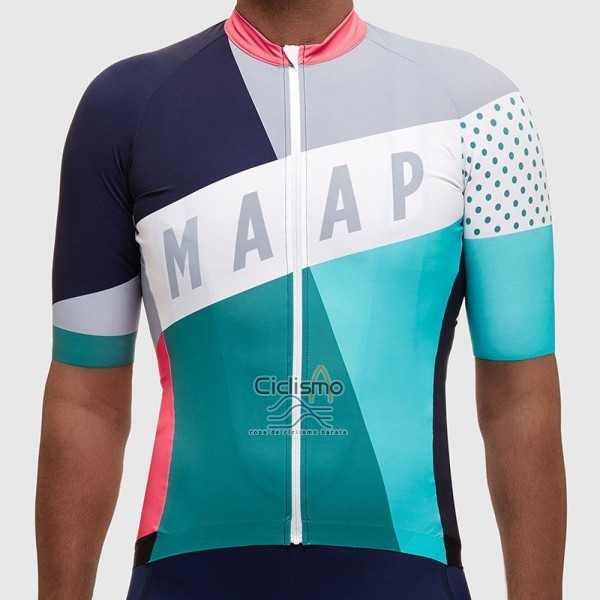 Maap Ropa Ciclismo Culotte Corto 2017 Hombre Mangas Cortas Gris y Azur