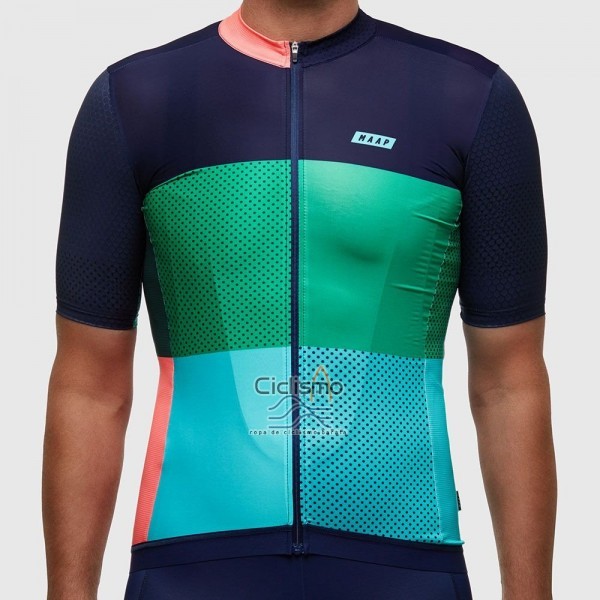 Maap Sector Pro Ropa Ciclismo Culotte Corto 2017 Hombre Mangas Cortas Verde y Azul