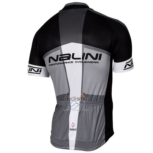 Nalini Artico Ropa Ciclismo Culotte Corto 2017 Men Mangas Cortas Gris y Negro