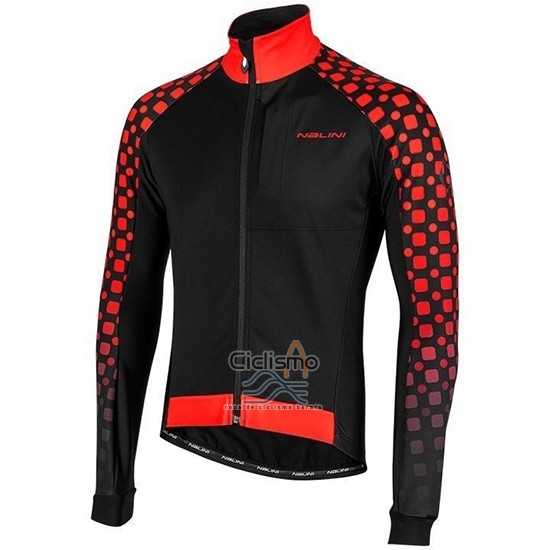 Nalini CRIT 3l 2.0 Ropa Ciclismo Culotte Largo 2019 Men Mangas Largas Negro Rojo