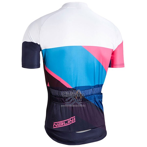 Nalini Campeon Ropa Ciclismo Culotte Corto 2017 Men Mangas Cortas Azul y Blanco