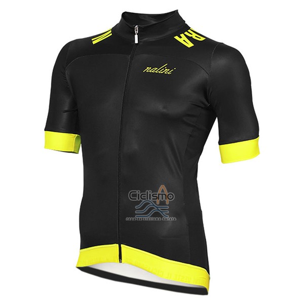 Nalini Curva Mavone Ropa Ciclismo Culotte Corto 2017 Men Mangas Cortas Negro