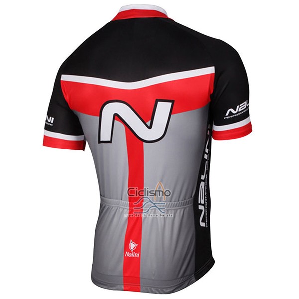 Nalini Navision Ropa Ciclismo Culotte Corto 2017 Men Mangas Cortas Negro y Gris