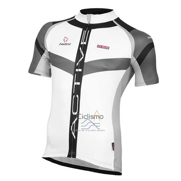 Nalini Rigel Ropa Ciclismo Culotte Corto 2017 Men Mangas Cortas Blanco