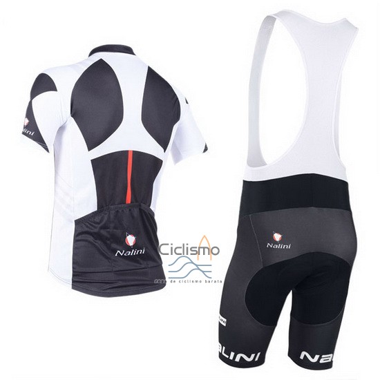 Nalini Ropa Ciclismo Culotte Corto 2013 Men Mangas Cortas Gris y Negro