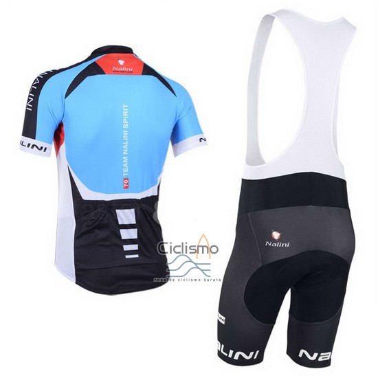 Nalini Ropa Ciclismo Culotte Corto 2013 Men Mangas Cortas Negro y Azur