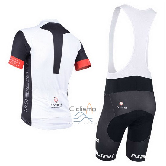 Nalini Ropa Ciclismo Culotte Corto 2013 Men Mangas Cortas Negro y Blanco