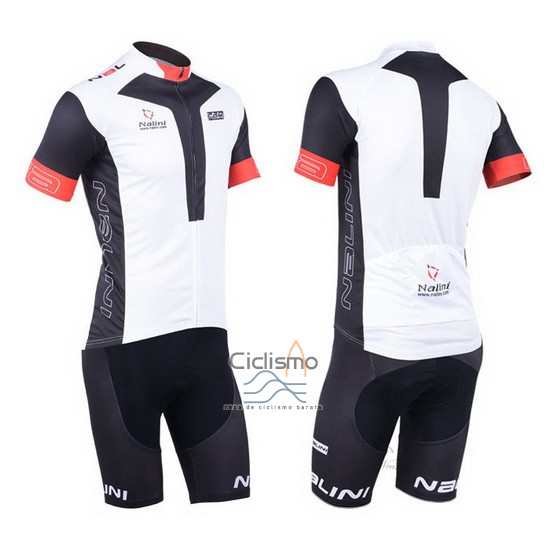 Nalini Ropa Ciclismo Culotte Corto 2013 Men Mangas Cortas Negro y Blanco