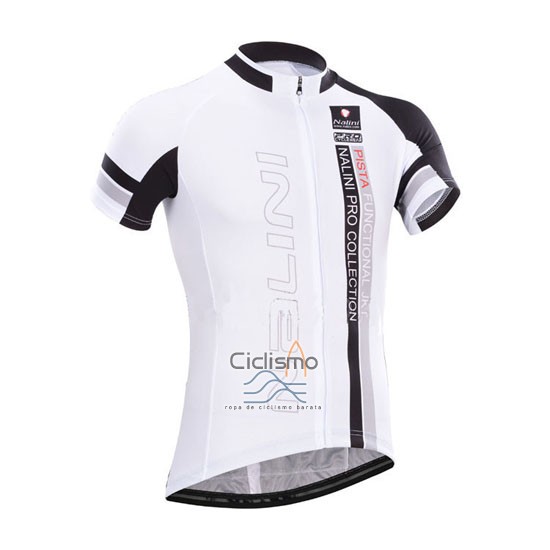 Nalini Ropa Ciclismo Culotte Corto 2014 Men Mangas Cortas Blanco