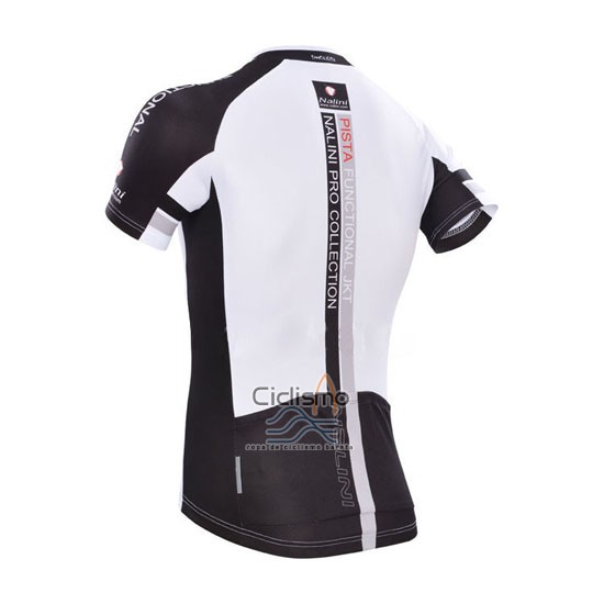 Nalini Ropa Ciclismo Culotte Corto 2014 Men Mangas Cortas Blanco