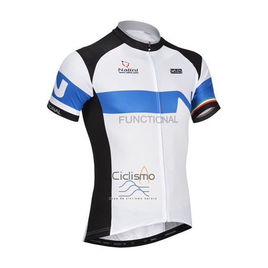 Nalini Ropa Ciclismo Culotte Corto 2014 Men Mangas Cortas Negro y Blanco