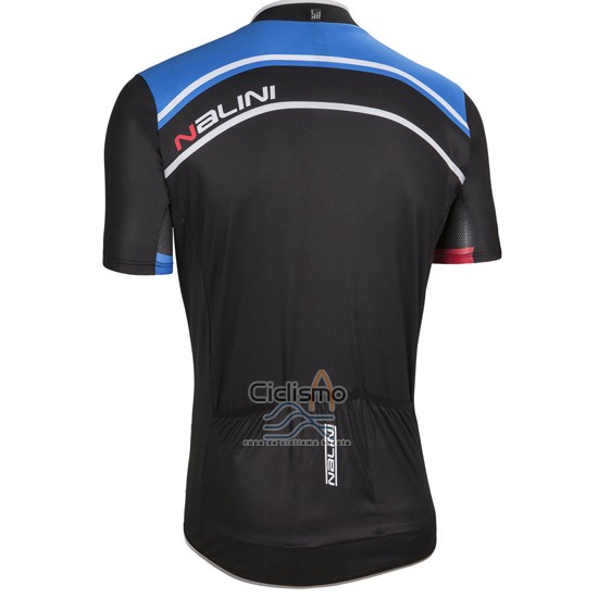 Nalini Ropa Ciclismo Culotte Corto 2016 Men Mangas Cortas Azul y Negro