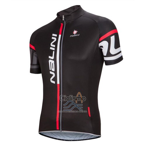Nalini Ropa Ciclismo Culotte Corto 2016 Men Mangas Cortas Negro y Rojo