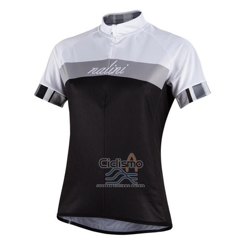 Nalini Ropa Ciclismo Culotte Corto 2016 Men Mangas Cortas Plata y Negro