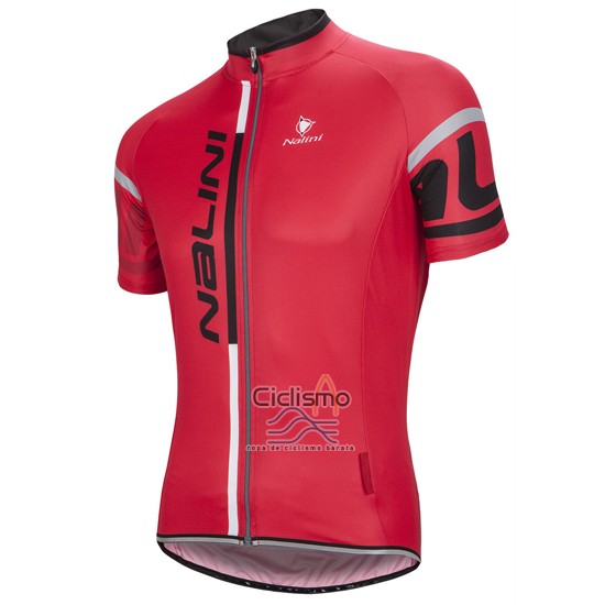 Nalini Ropa Ciclismo Culotte Corto 2016 Men Mangas Cortas Rojo