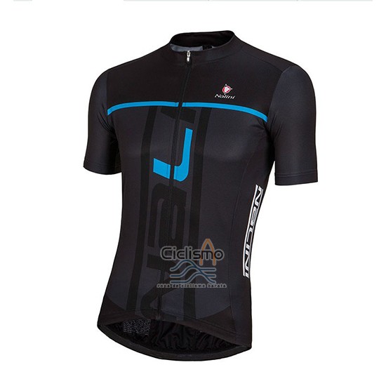 Nalini Ropa Ciclismo Culotte Corto 2018 Men Mangas Cortas Negro y Azul