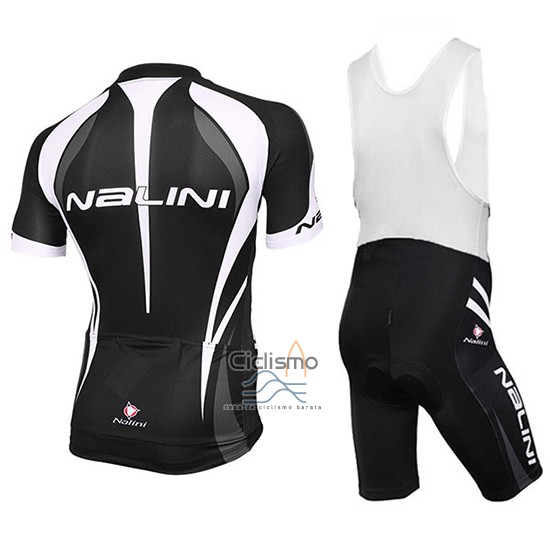 Nalini Ropa Ciclismo Culotte Corto 2018 Men Mangas Cortas Negro y Blanco