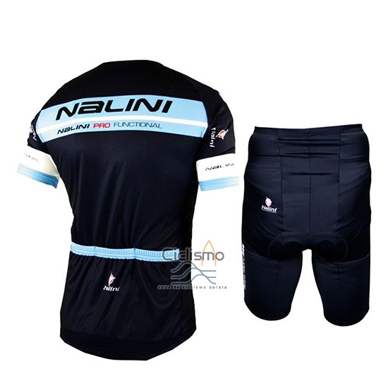 Nalini Ropa Ciclismo Culotte Corto 2019 Men Mangas Cortas Negro Azul