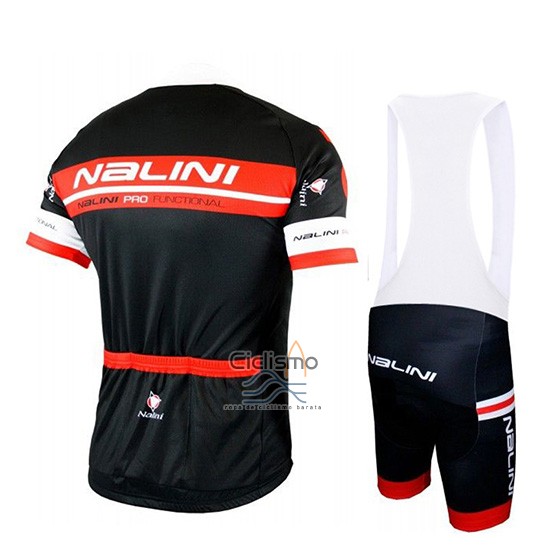 Nalini Ropa Ciclismo Culotte Corto 2019 Men Mangas Cortas Negro Rojo