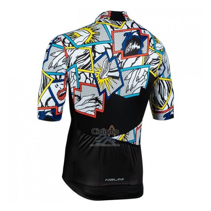 Nalini Ropa Ciclismo Culotte Corto 2020 Men Mangas Cortas Negro Multicolore