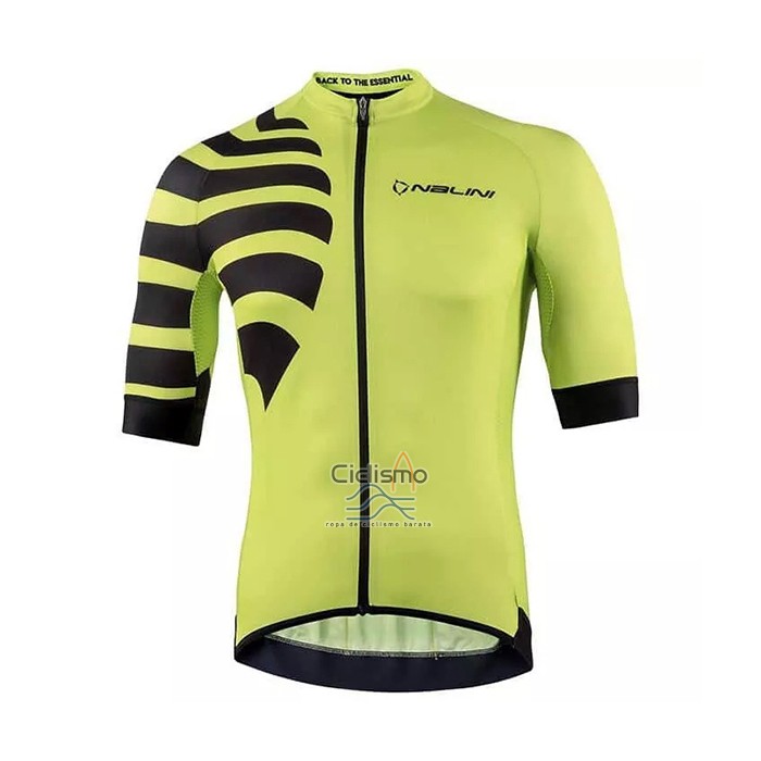 Nalini Ropa Ciclismo Culotte Corto 2021 Men Mangas Cortas AMarillo Negro