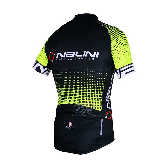 Nalini Ropa Ciclismo Culotte Corto 2021 Men Mangas Cortas Negro AMarillo