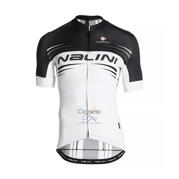 Nalini Ropa Ciclismo Culotte Corto 2021 Men Mangas Cortas Negro Blanco
