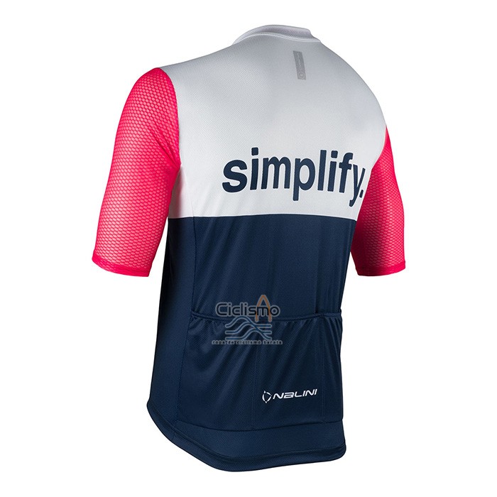 Nalini Ropa Ciclismo Culotte Corto 2022 Men Mangas Cortas Azul Rosa