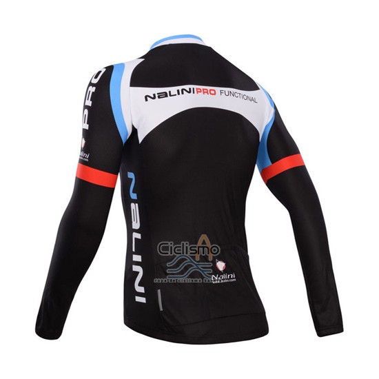 Nalini Ropa Ciclismo Culotte Largo 2014 Men Mangas Largas Negro