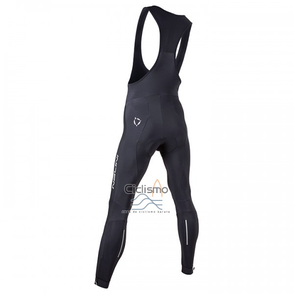 Nalini Ropa Ciclismo Culotte Largo 2017 Men Mangas Largas Negro y Gris