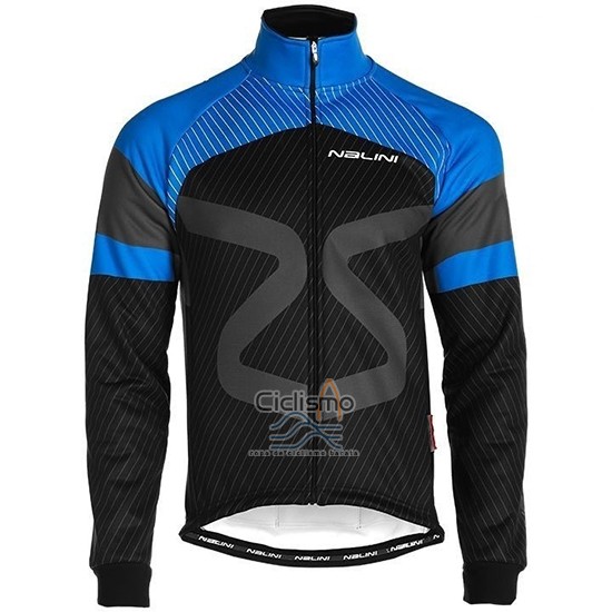 Nalini Ropa Ciclismo Culotte Largo 2019 Men Mangas Largas Negro Azul